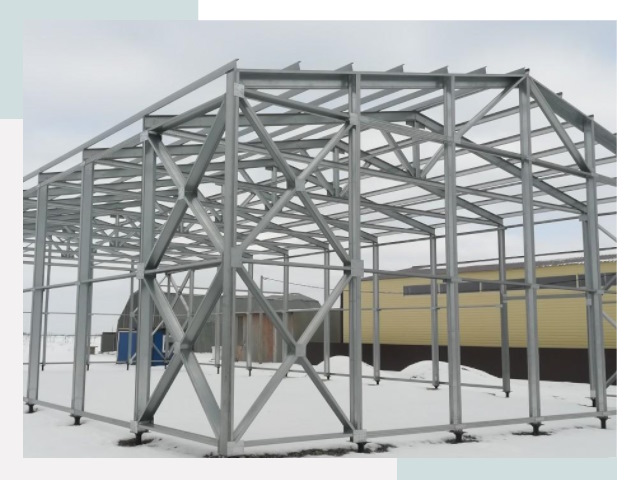 Каркасные ангары в Новодвинске