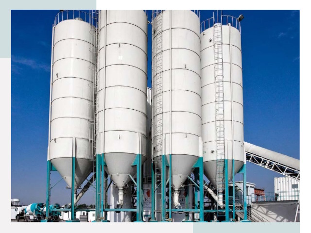 Строительство цементных силосов в Новодвинске