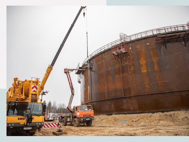 Монтаж резервуаров в Новодвинске от 614 руб. за м³