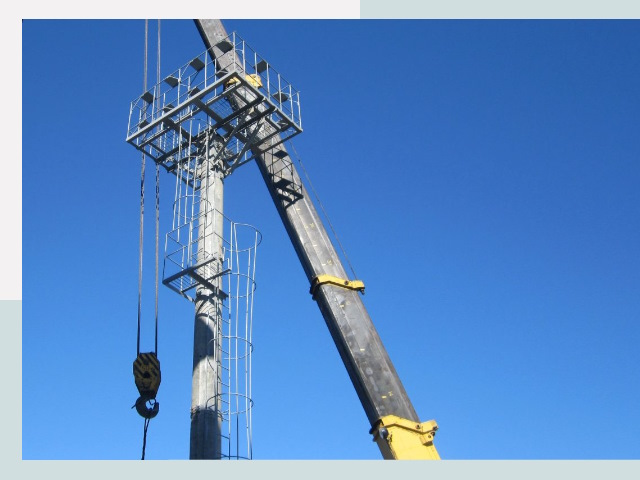 Монтаж осветительных мачт в Новодвинск от 614 руб.