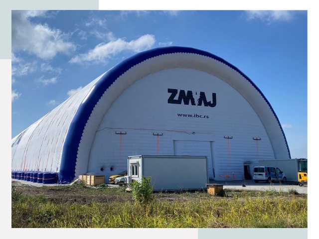 Брендирование ангаров в Новодвинске