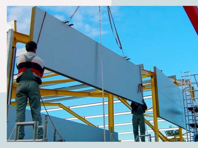 Монтаж сэндвич-панелей в Новодвинске от 614 руб.