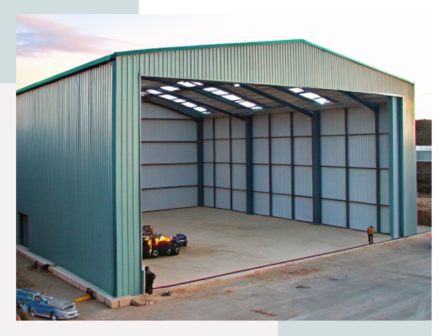 Строительство ангаров в Новодвинске