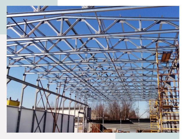 Металлокаркасы для складов в Новодвинске