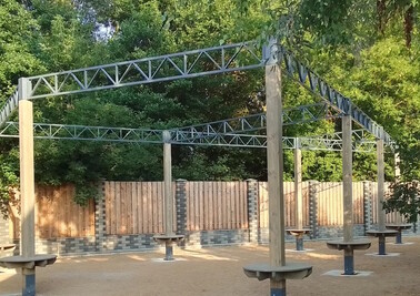 Терраса из металлоконструкций под ключ, проектирование, изготовление и монтаж от СтальСтрой-Нвд